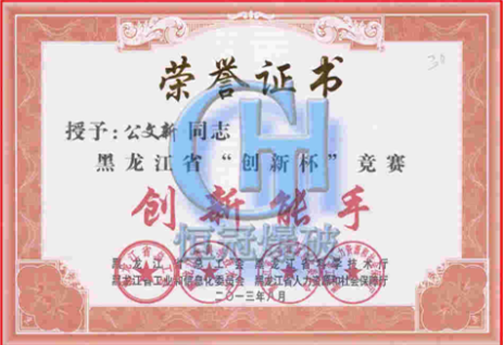資(zi)質(zhi)榮譽