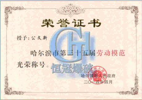 資(zi)質(zhi)榮譽